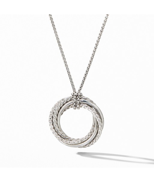 David Yurman Crossover Diamond Necklace 21MM 50% de réduction en Octobre 2024