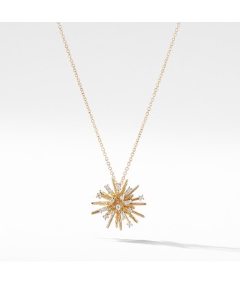 David Yurman Supernova 18k Gold Diamond Necklace en linge