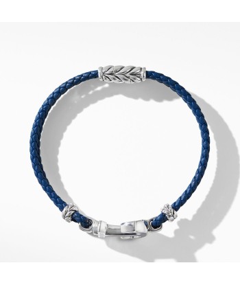 Mens Lapis Maritime Anchor Station Bracelet livraison gratuite