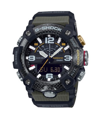 CASIO G-Shock GG-B100-1A3 Green Mudmaster Carbon Core Watch une grave pollution 