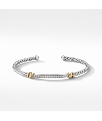 David Yurman Helena Wrap Two-Tone Diamond Bracelet ou a consommer sur place