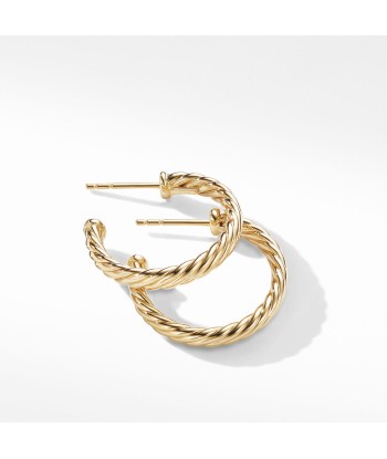 David Yurman Cablespira 18k Gold Hoop Earrings Voir les baskets