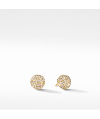 David Yurman Mini Diamond Cable 18k Gold Stud Earrings Découvrez la collection