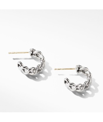 David Yurman Belmont Curb Link Diamond Hoop Earrings sur le site 