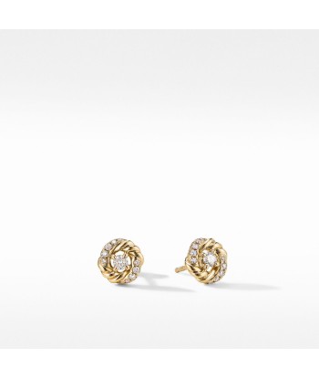 David Yurman Petite Infinity 18k Gold Diamond Studs Par le système avancé 