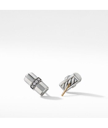 David Yurman Lexington Diamond Stud Earrings livraison gratuite