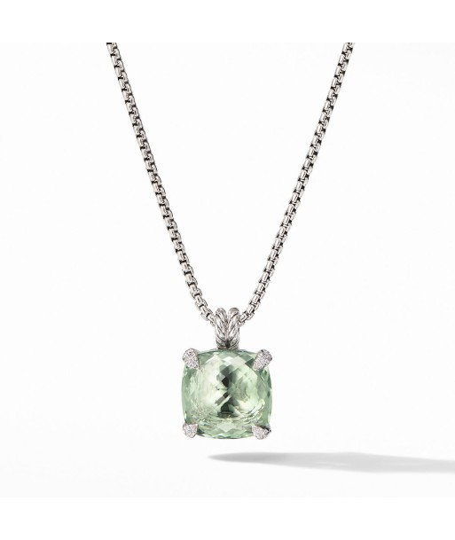 David Yurman Chatelaine 14MM Prasiolite Necklace Profitez des Offres !