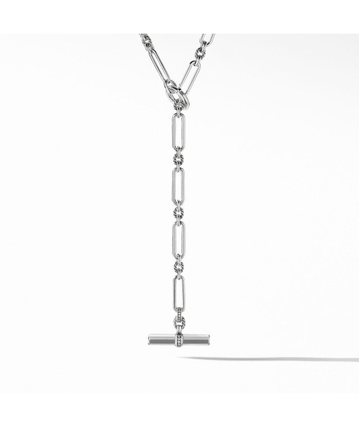 David Yurman Lexington Y Toggle Diamond Necklace pas cheres