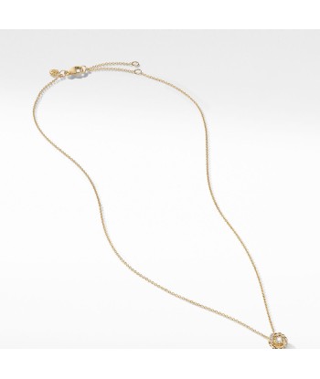 David Yurman Petite Infinity 18k Gold Diamond Necklace le des métaux précieux