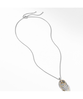 David Yurman Origami Silver 18k Gold Long Necklace prix pour 