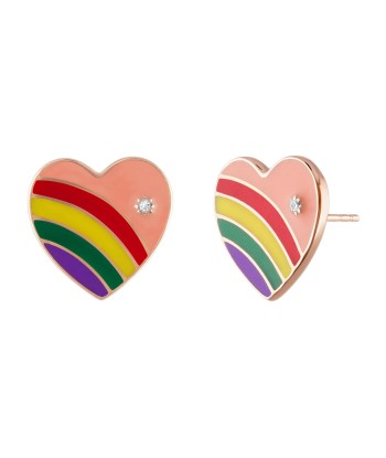 My Story "Lisa Statt" X Enamel Heart Earrings Découvrez la collection