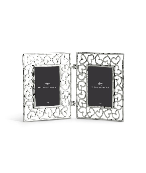 Michael Aram Double Heart Hinged Frame 2x3 acheter