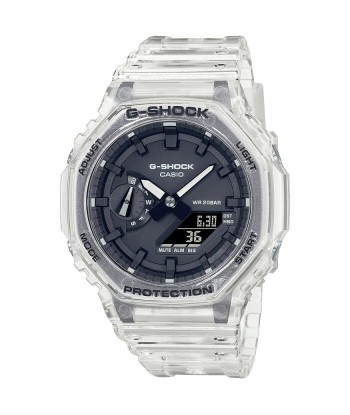 Casio G-Shock GA2100SKE-7A Transparent Clear Jelly 2100 Series en linge