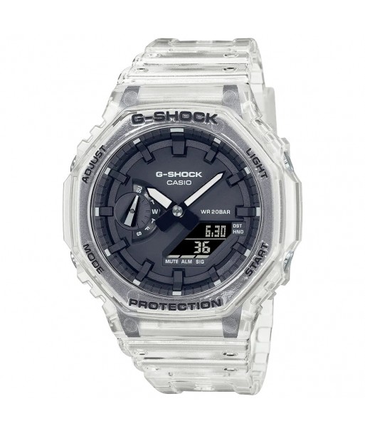 Casio G-Shock GA2100SKE-7A Transparent Clear Jelly 2100 Series en linge