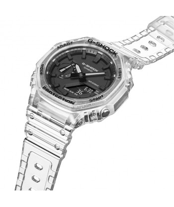 Casio G-Shock GA2100SKE-7A Transparent Clear Jelly 2100 Series en linge