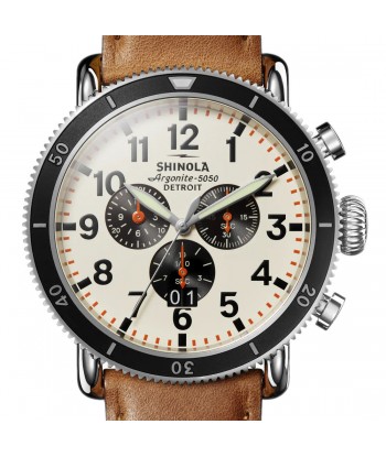 Shinola 48MM Runwell Sport Chrono Cream Dial Watch S0120183149 votre