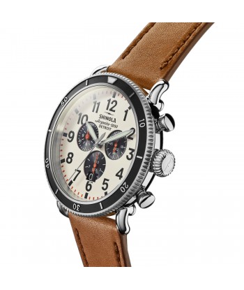 Shinola 48MM Runwell Sport Chrono Cream Dial Watch S0120183149 votre