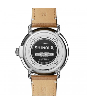 Shinola 47MM Runwell Green Dial Maple Leather Unisex Watch S0110000038 suggérées chez