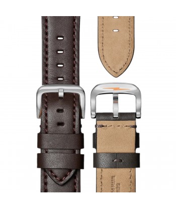 Shinola 45MM Runwell Automatic Kodiak Leather Strap Watch S01120183140 paiement sécurisé