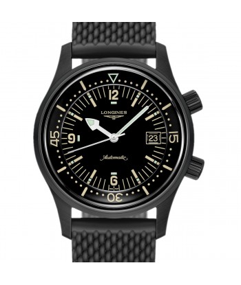 Longines Legend Diver 42MM Automatic Black PVD Coated Case Watch L37742509 vente chaude votre 