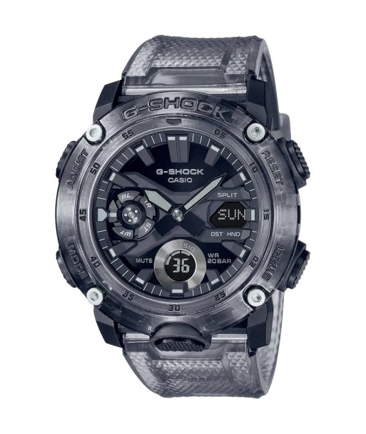 Casio G-Shock GA2000SKE-8A Transparent Pack Clear Dark Grey Watch livraison et retour toujours gratuits