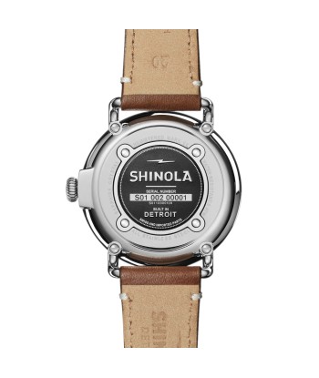 Shinola 41MM Runwell White Dial Quartz Watch S0110000109 le concept de la Pate a emporter 