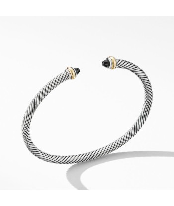 David Yurman Cable Classic Bracelet with Black Onyx and 18K Yellow Gold une grave pollution 