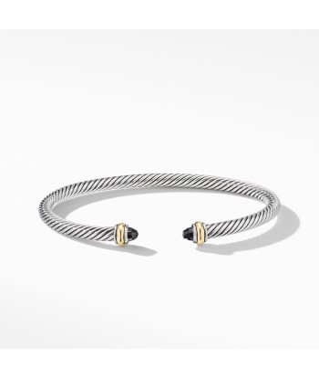 David Yurman Cable Classic Bracelet with Black Onyx and 18K Yellow Gold une grave pollution 