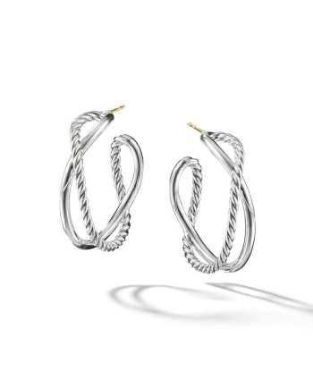 David Yurman Bold Crossover Hoop Earrings Economisez 