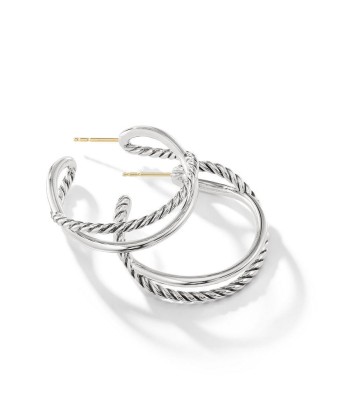 David Yurman Bold Crossover Hoop Earrings Economisez 