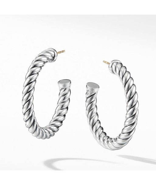 David Yurman Cable Classics Hoop Earrings 40MM soldes