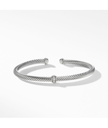 David Yurman Cable Classic Center Station Bracelet with Diamonds Vous souhaitez 