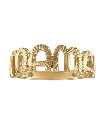 My Story "The Veda" Mama Fluted Ring MSR2721/MAMA/14Y pas chere