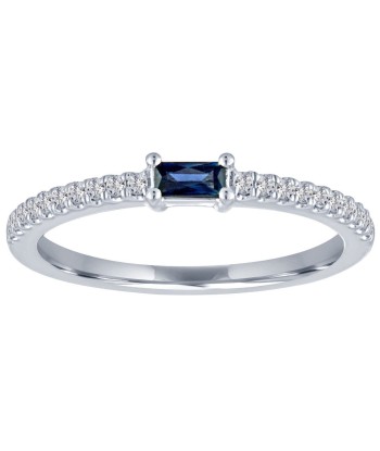 My Story "The Julia" Baguette Sapphire Diamond Ring en linge