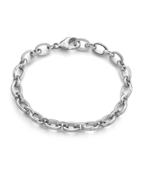 Monica Rich Kosann "Audrey" Silver Linked Charm Bracelet Le MVP de beaucoup