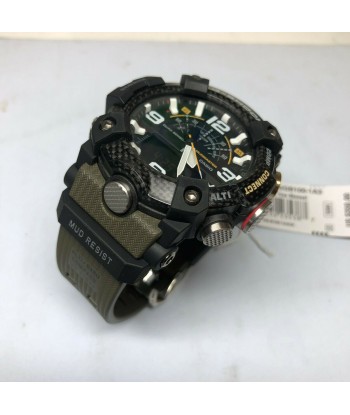 CASIO G-Shock GG-B100-1A3 Green Mudmaster Carbon Core Watch une grave pollution 