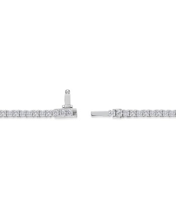 Memoire 18k White Gold 4-Prong Classic Tennis Bracelet de votre