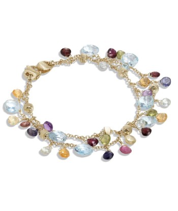 Marco Bicego Mixed Gemstones Blue Topaz Paradise Bracelet de la marque