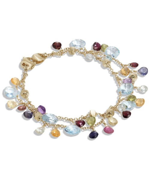 Marco Bicego Mixed Gemstones Blue Topaz Paradise Bracelet de la marque