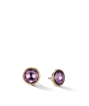 Marco Bicego Jaipur Color Large Amethyst Stud Earrings Les magasins à Paris et en Île-de-France