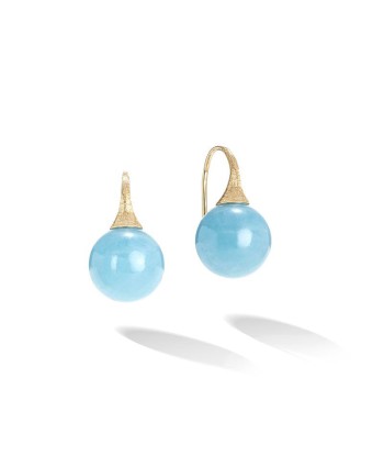 Marco Bicego Africa Boule 18K Yellow Gold and Turquoise Earrings des créatures d'habitude