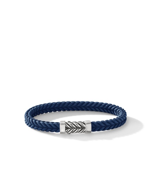 David Yurman Chevron Blue Rubber Bracelet de votre