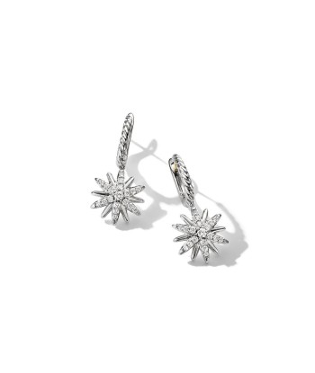 David Yurman Starburst Drop Earrings with Pave Diamonds Voir les baskets