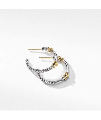 Petite Helena Hoop Earrings with 18K Yellow Gold and Diamonds outlet