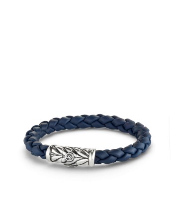 David Yurman Chevron Rubber Weave Bracelet in Blue Economisez 