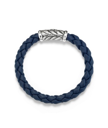 David Yurman Chevron Rubber Weave Bracelet in Blue Economisez 