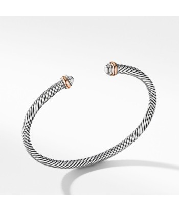 David Yurman Cable Classics Collection Bracelet with 18K Rose Gold Le MVP de beaucoup