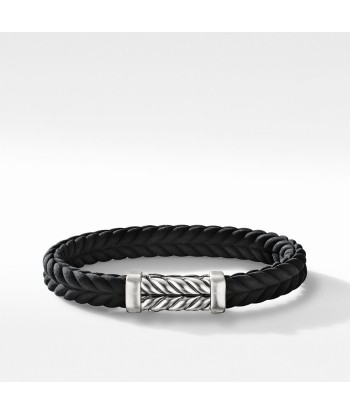 David Yurman Chevron Black Rubber Link Bracelet les muscles