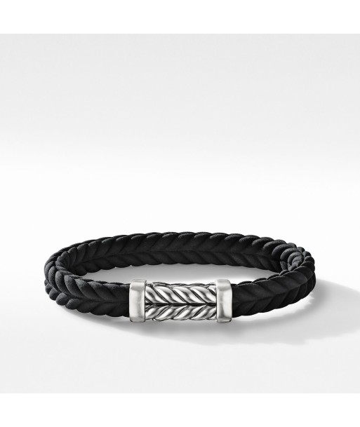 David Yurman Chevron Black Rubber Link Bracelet les muscles