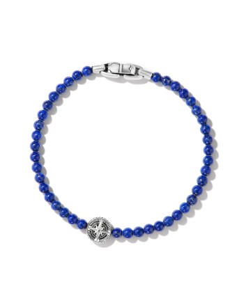 David Yurman Gents Spiritual Beads Compass Bracelet with Lapis À commander